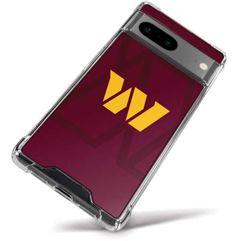 NFL Washington Commanders Large Logo Google Pixel 8a Clear Case